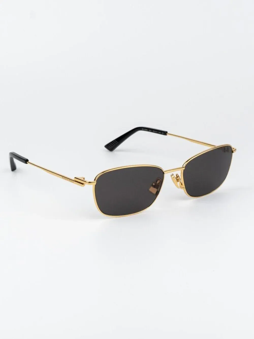 Bottega Veneta Men Sunglasses Gold Grey Rectangle BV1300S 001 NEW AUTHENTIC